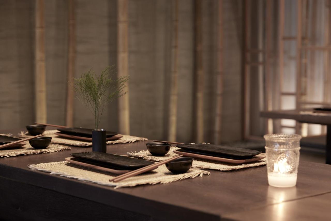 Elissa Adults-Only Lifestyle Beach Resort Kallithéa Dış mekan fotoğraf A table set for kaiseki